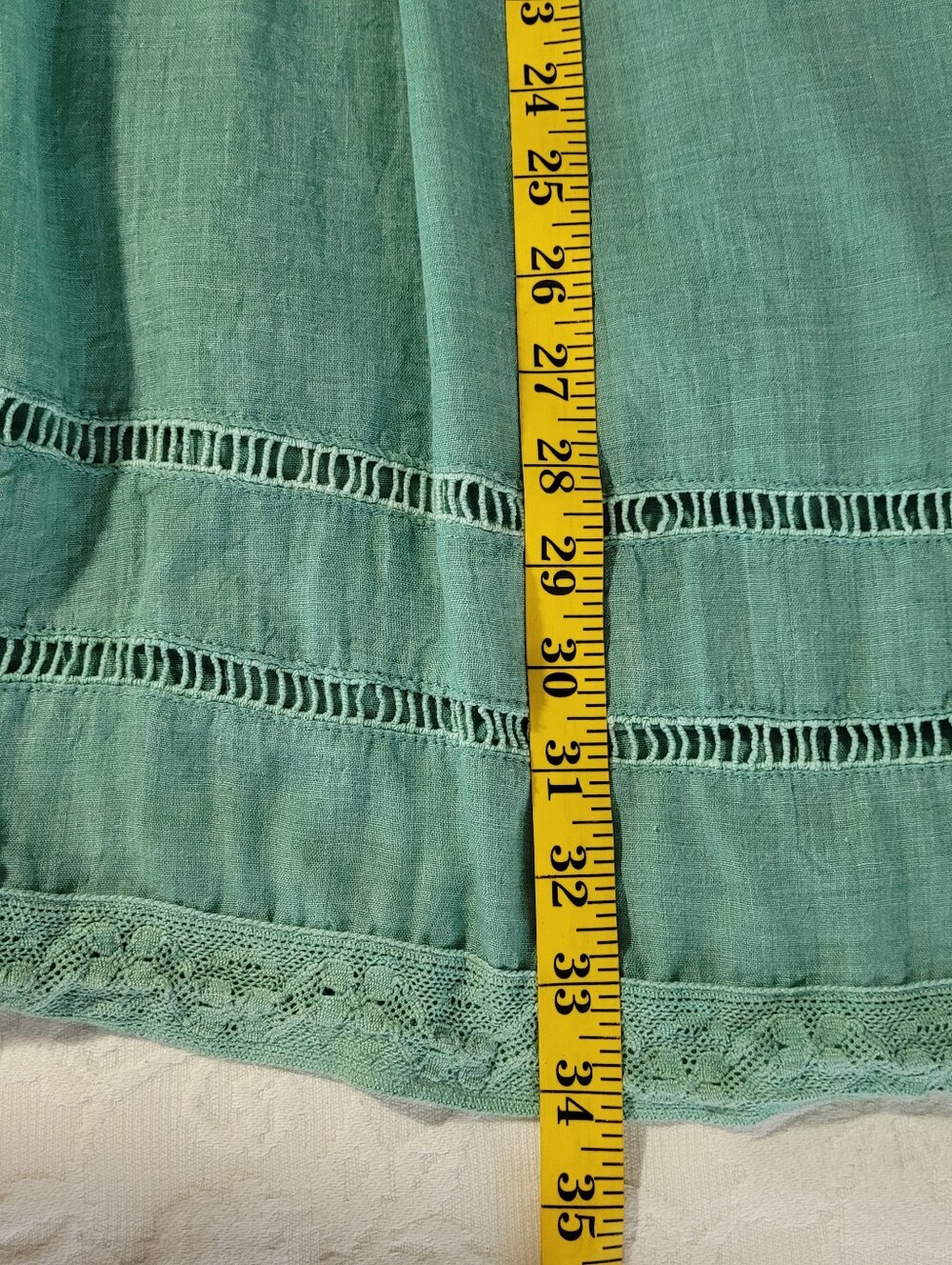 Umgee Mint Sage  Bohemisn Relaxed Shit Silhoutte Women' Cotton Blend Dress Medui - Picture 9 of 9
